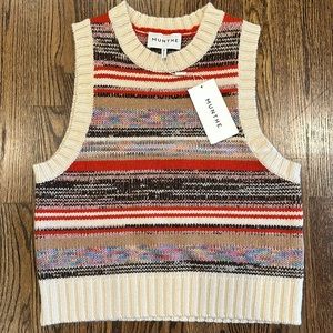NWT Munthe multi-color sweater vest
